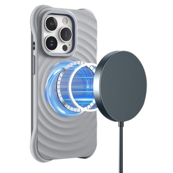Circle MagSafe-kompatibilis tok iPhone 14 Pro - szürke