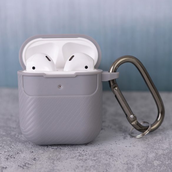 Carbon tok AirPods 1/2 - szürke