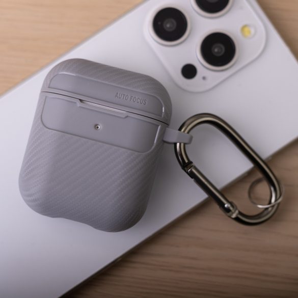 Carbon tok AirPods 1/2 - szürke