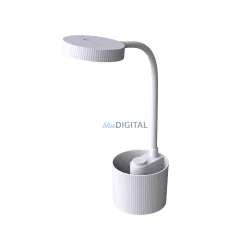   Íróasztali lámpa LED 5W tárolórekesszel PURE FLB-20 AGNES fehér Forever Light