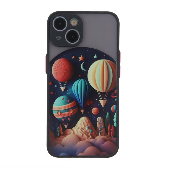 Ultra Trendy tok Samsung Galaxy A05s - fekete "Travel" mintás