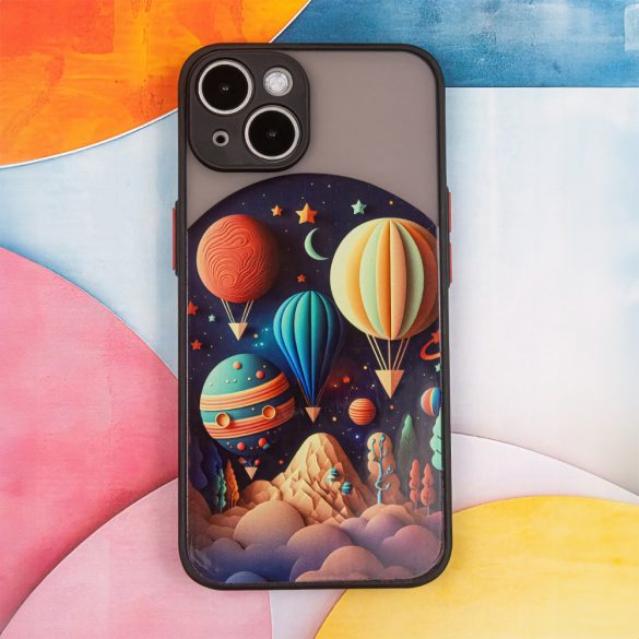 Ultra Trendy tok Samsung Galaxy A05s - fekete "Travel" mintás