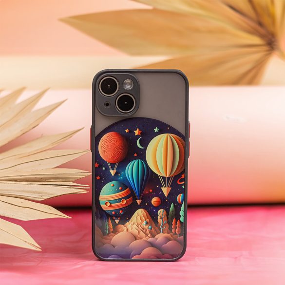 Ultra Trendy tok Samsung Galaxy A05s - fekete "Travel" mintás