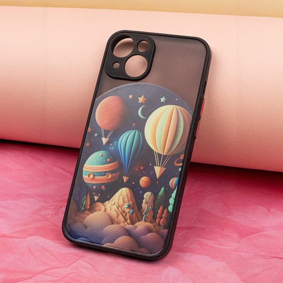 Ultra Trendy tok Samsung Galaxy A05s - fekete "Travel" mintás