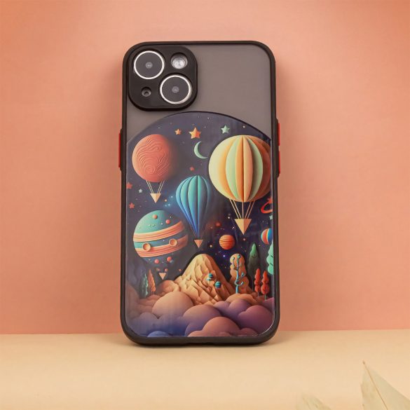 Ultra Trendy tok Samsung Galaxy A05s - fekete "Travel" mintás