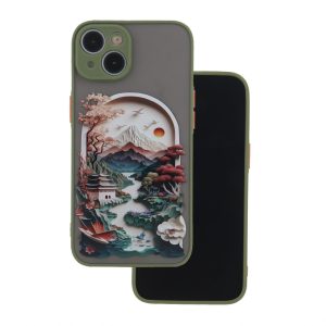 Ultra Trendy tok Samsung Galaxy A05s - zöld "Travel" mintás