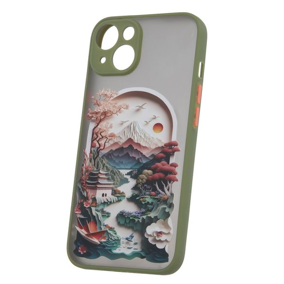 Ultra Trendy tok Samsung Galaxy A05s - zöld "Travel" mintás