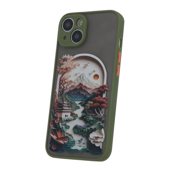 Ultra Trendy tok Samsung Galaxy A05s - zöld "Travel" mintás