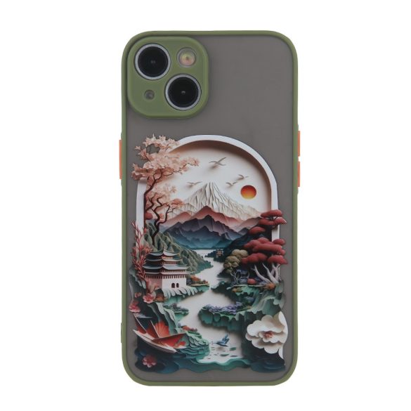 Ultra Trendy tok Samsung Galaxy A05s - zöld "Travel" mintás