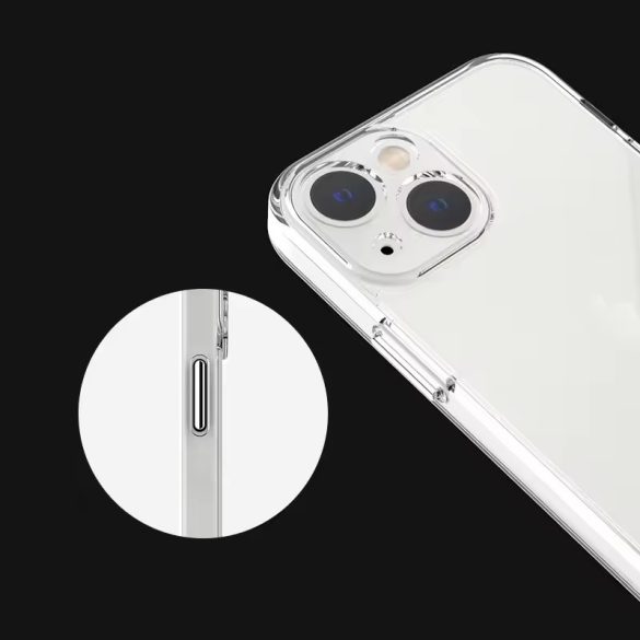 Hybrid Crystal tok iPhone 14 Pro - átlátszó