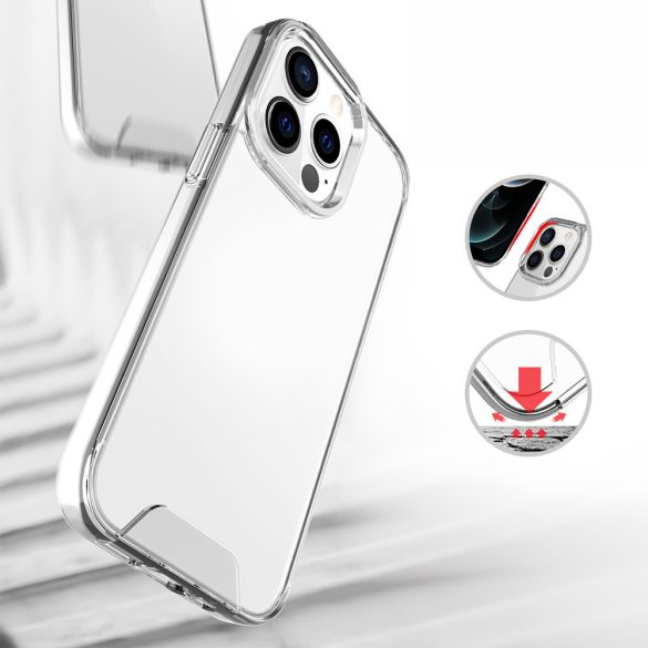 Hybrid Crystal tok iPhone X/XS - átlátszó