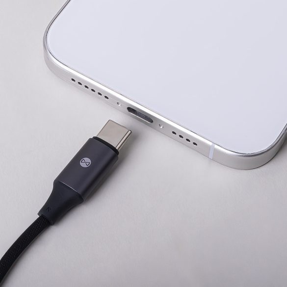 Forever AJC-01 3,5mm jack - USB-C audio adapter - fekete