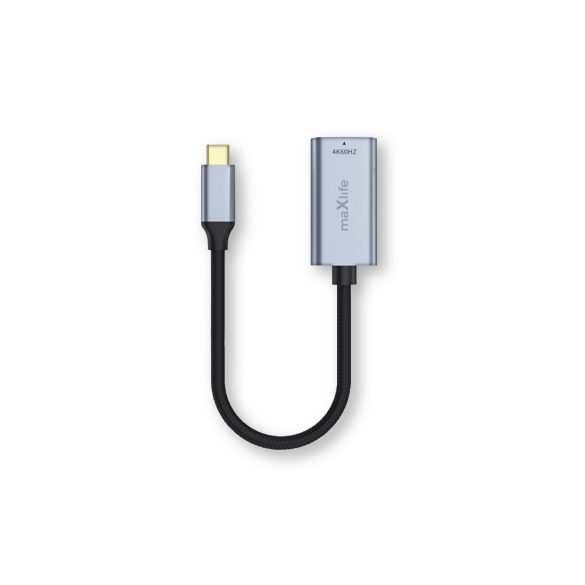 Maxlife MXHC-01 HDMI - USB-C adapter 4K 60HZ - fekete