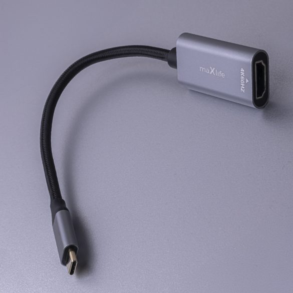Maxlife MXHC-01 HDMI - USB-C adapter 4K 60HZ - fekete