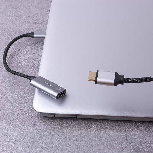 Maxlife MXHC-01 HDMI - USB-C adapter 4K 60HZ - fekete