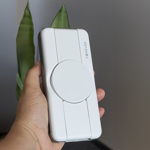 Forever MATB-300 3 az 1-ben vezeték nélküli powerbank 10000mAh - fehér