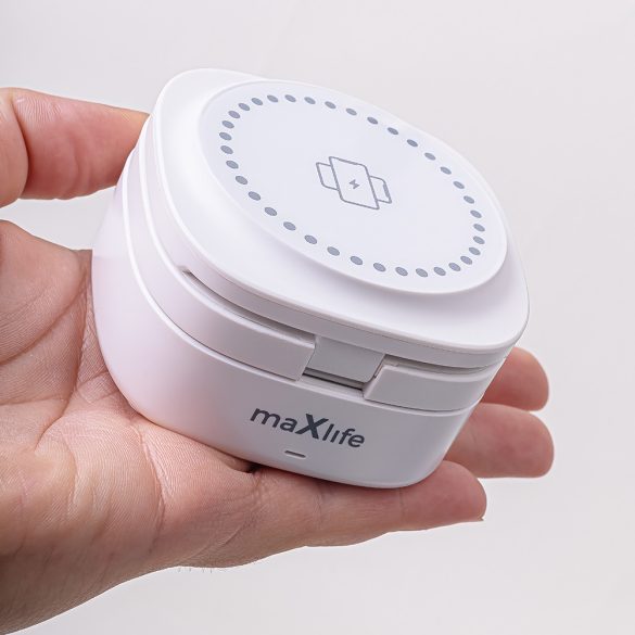 Maxlife MXWC-06 3 az 1-ben mágneses vezeték nélküli töltő 15W - fehér