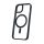 Satin Clear MagSafe-kompatibilis tok iPhone 16 Plus - fekete Satin Clear MagSafe-kompatibilis tok iPhone 16 Plus - fekete