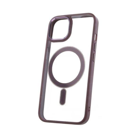 Satin Clear MagSafe-kompatibilis tok iPhone 16 Plus - lila