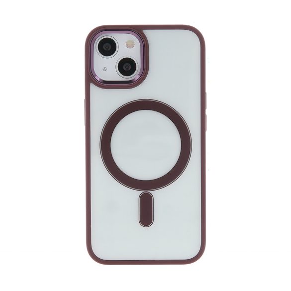 Satin Clear MagSafe-kompatibilis tok iPhone 16 Plus - lila