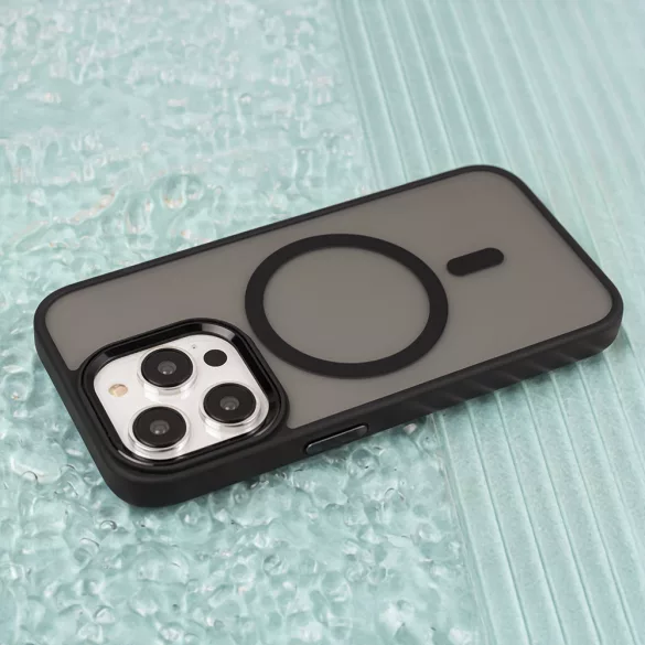 Frozen MagSafe-kompatibilis tok iPhone 16 Pro - fekete