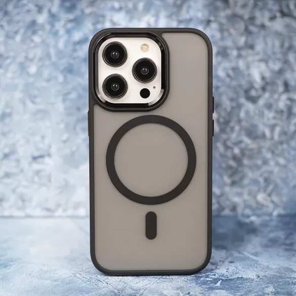 Frozen MagSafe-kompatibilis tok iPhone 16 Pro Max - fekete