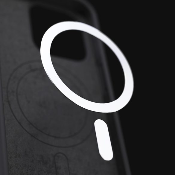 Etteri Silicone MagSafe-kompatibilis tok iPhone 12/12 Pro - fekete