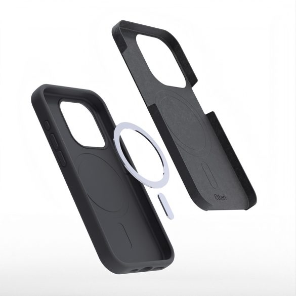 Etteri Silicone MagSafe-kompatibilis tok iPhone 12/12 Pro - fekete