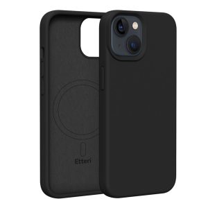 Etteri Silicone MagSafe-kompatibilis tok iPhone 13 - fekete