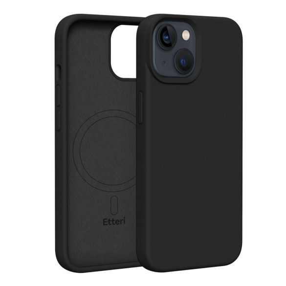 Etteri Silicone MagSafe-kompatibilis tok iPhone 13 - fekete