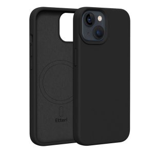 Etteri Silicone MagSafe-kompatibilis tok iPhone 14 - fekete