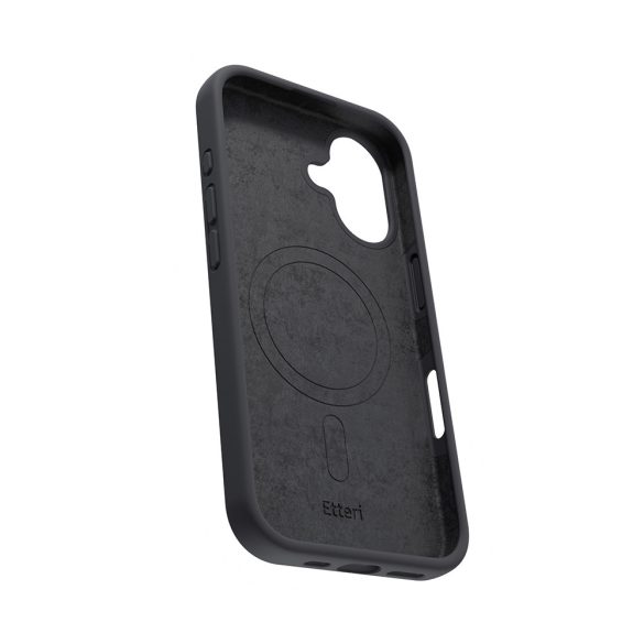 Etteri Silicone MagSafe-kompatibilis tok iPhone 16 - fekete
