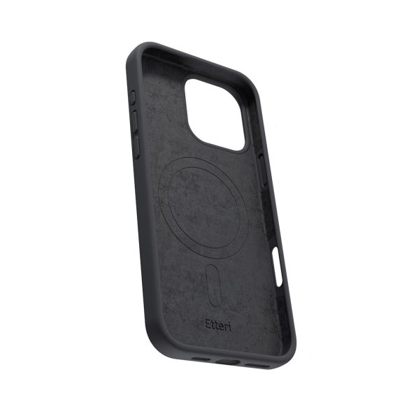 Etteri Silicone MagSafe-kompatibilis tok iPhone 16 Pro Max - fekete