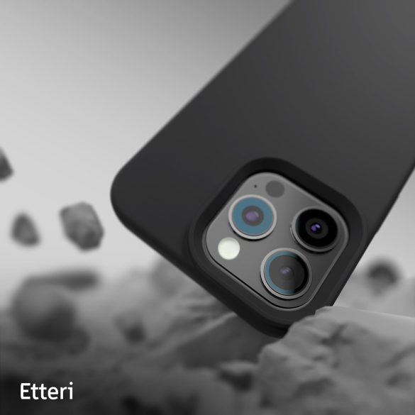 Etteri Silicone MagSafe-kompatibilis tok iPhone 16 Pro Max - fekete