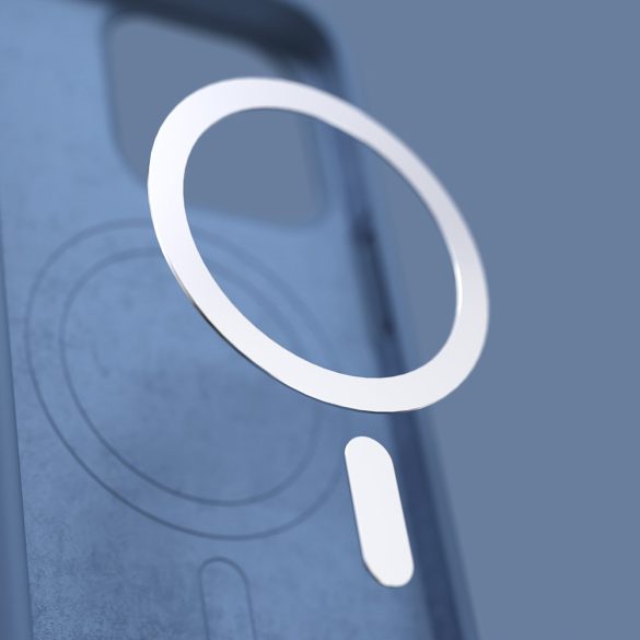 Etteri Silicone MagSafe-kompatibilis tok iPhone 12/12 Pro - sötétkék