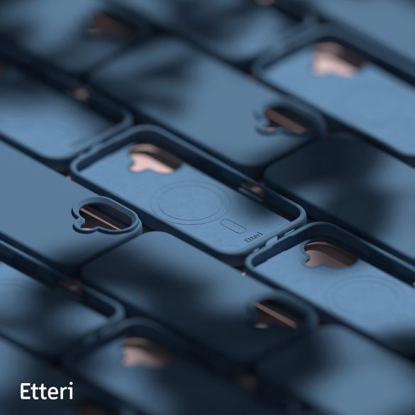 Etteri Silicone MagSafe-kompatibilis tok iPhone 16 Plus - sötétkék