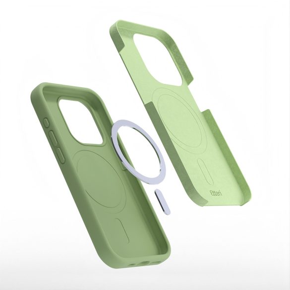 Etteri Silicone MagSafe-kompatibilis tok iPhone 13 - világoszöld
