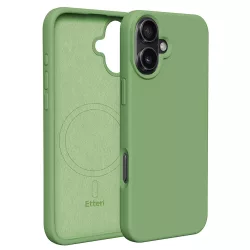   Etteri Silicone MagSafe-kompatibilis tok iPhone 16 - világoszöld
