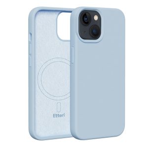 Etteri Silicone MagSafe-kompatibilis tok iPhone 14 - világoskék