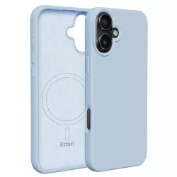   Etteri Silicone MagSafe-kompatibilis tok iPhone 16 Plus - világoskék