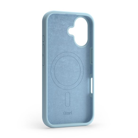 Etteri Silicone MagSafe-kompatibilis tok iPhone 16 Plus - világoskék