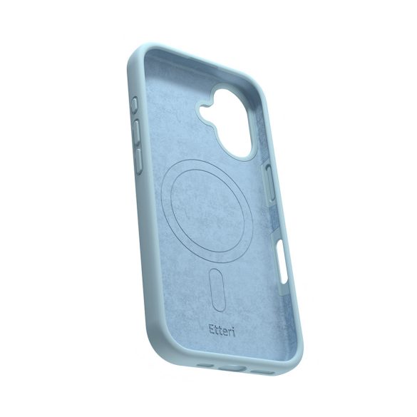 Etteri Silicone MagSafe-kompatibilis tok iPhone 16 Plus - világoskék