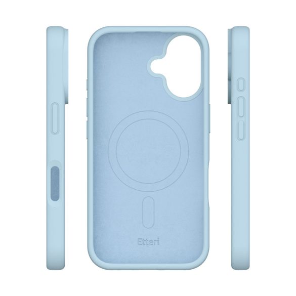Etteri Silicone MagSafe-kompatibilis tok iPhone 16 Plus - világoskék