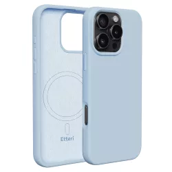   Etteri Silicone MagSafe-kompatibilis tok iPhone 16 Pro Max - világoskék