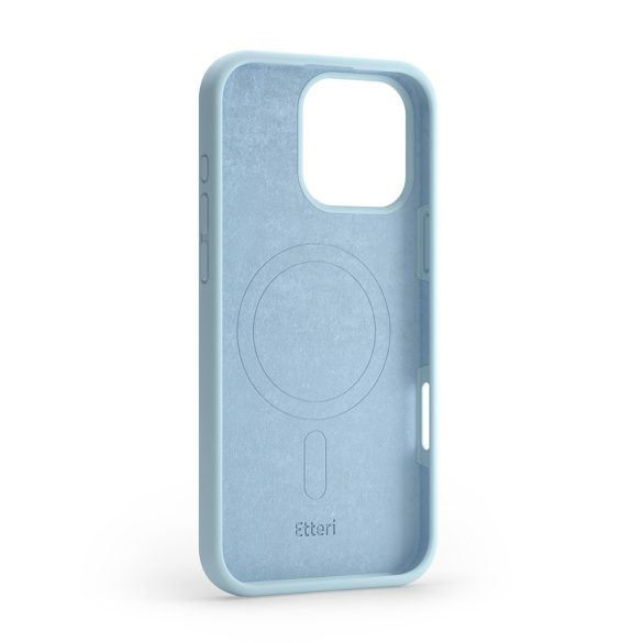 Etteri Silicone MagSafe-kompatibilis tok iPhone 16 Pro Max - világoskék