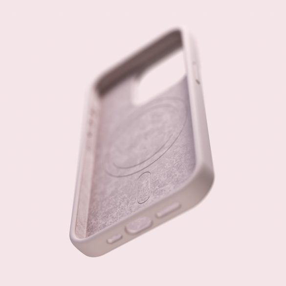 Etteri Silicone MagSafe-kompatibilis tok iPhone 13 - halvány rózsaszín