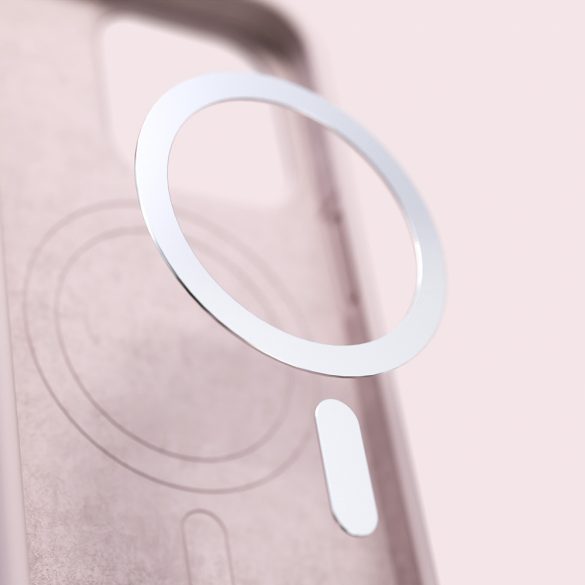 Etteri Silicone MagSafe-kompatibilis tok iPhone 13 - halvány rózsaszín