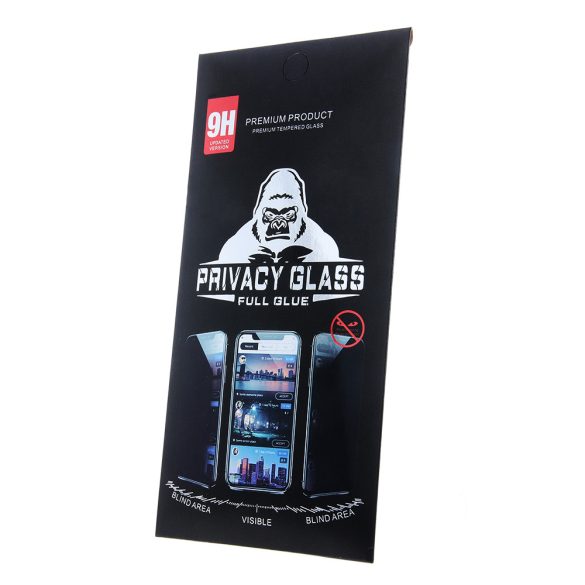 Betekintésvédett edzett üveg iPhone 16 Pro Max