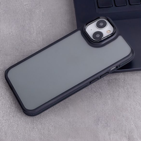 Crystal Black tok iPhone 13/14 - fekete