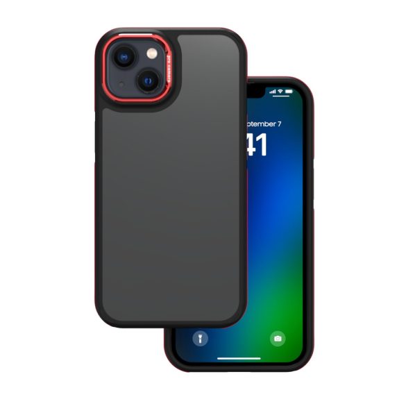 Crystal Black tok iPhone 13/14 - piros